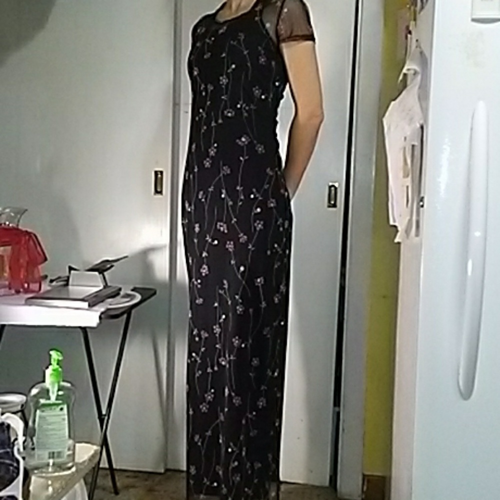 A long black dress. Wonderful for ALL occasions!